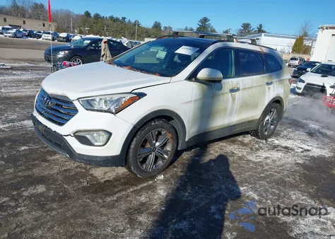 2013 Hyundai Santa Fe Limited from USA, damaged, VIN KM8SRDHFXDU022922